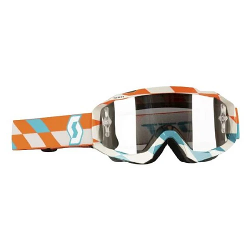 Scott Hustle MX Track Orange/Blue/Silver Chrome Lens мотоочки