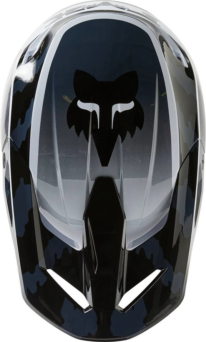 Fox Racing V1 Nuklr Black шлем кроссовый