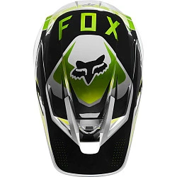 Fox Racing V3 RS 2022 Mirer Flow Yellow шлем кроссовый