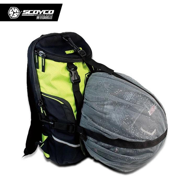 Scoyco MB17 рюкзак, черно-зеленый
