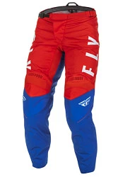 Fly Racing F-16 2022 мотоштаны, красно-бело-синий