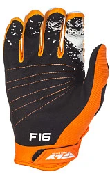 Fly Racing F-16 2018 мотоперчатки, оранжево-белый