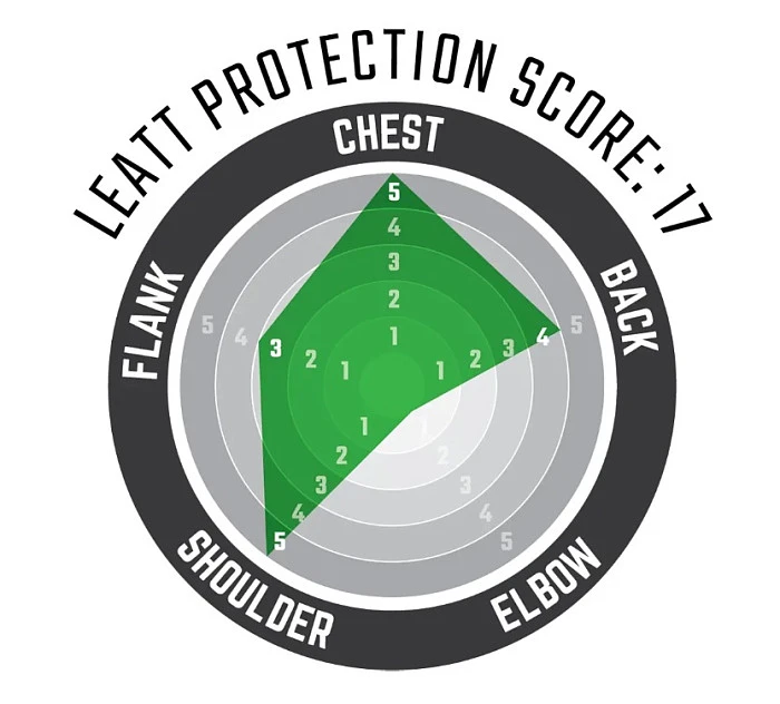 Leatt Chest Protector 4.5 Pro панцирь с плечами, черный