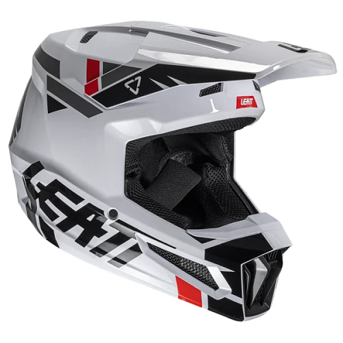 Leatt Moto 2.5 V25 White шлем кроссовый, белый
