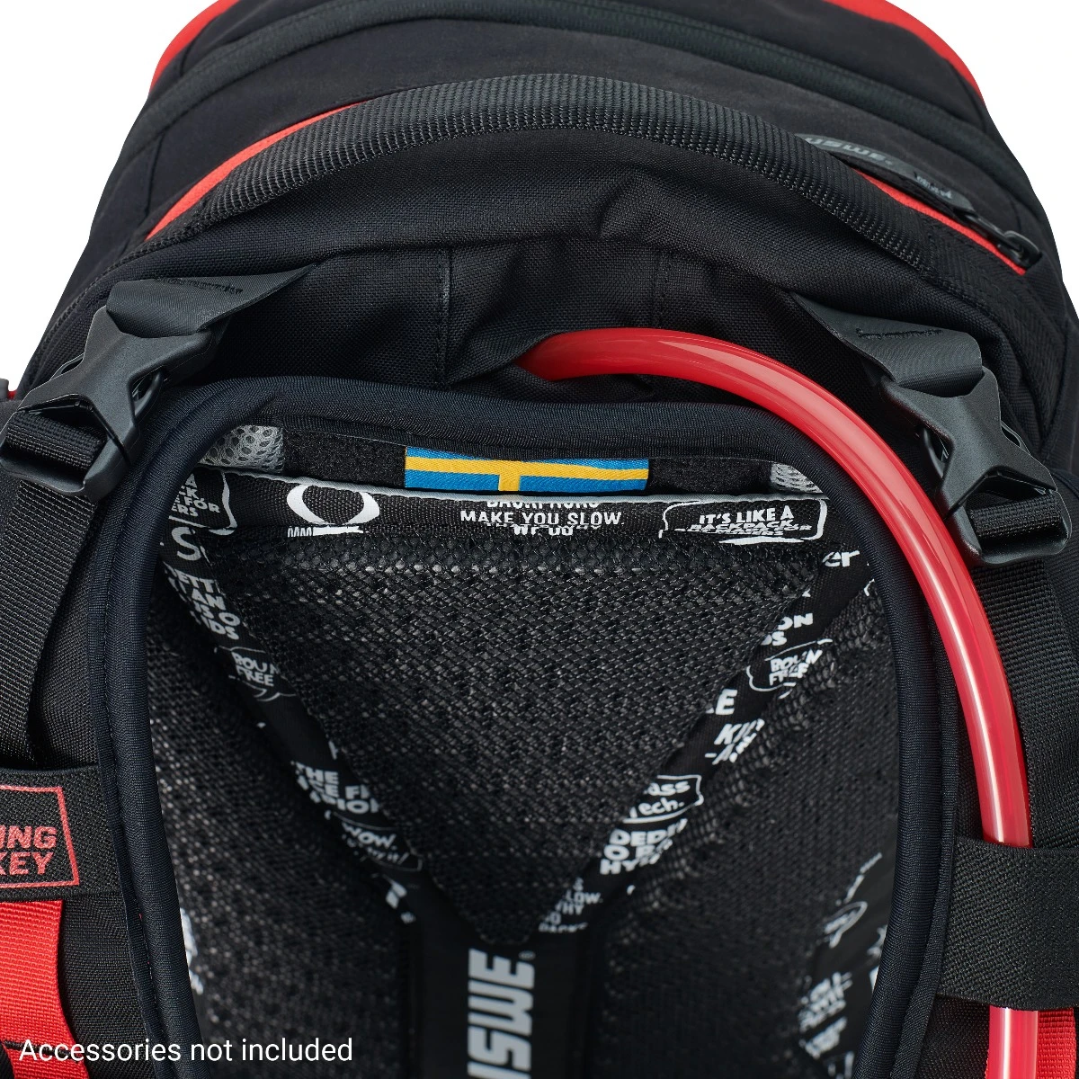 USWE Core 25L Off-Road Daypack, Black/Red рюкзак, черно-красный