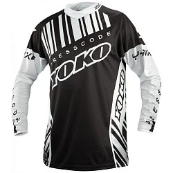 YOKO Y-MX2 Youth джерси подростковая, черно-белый