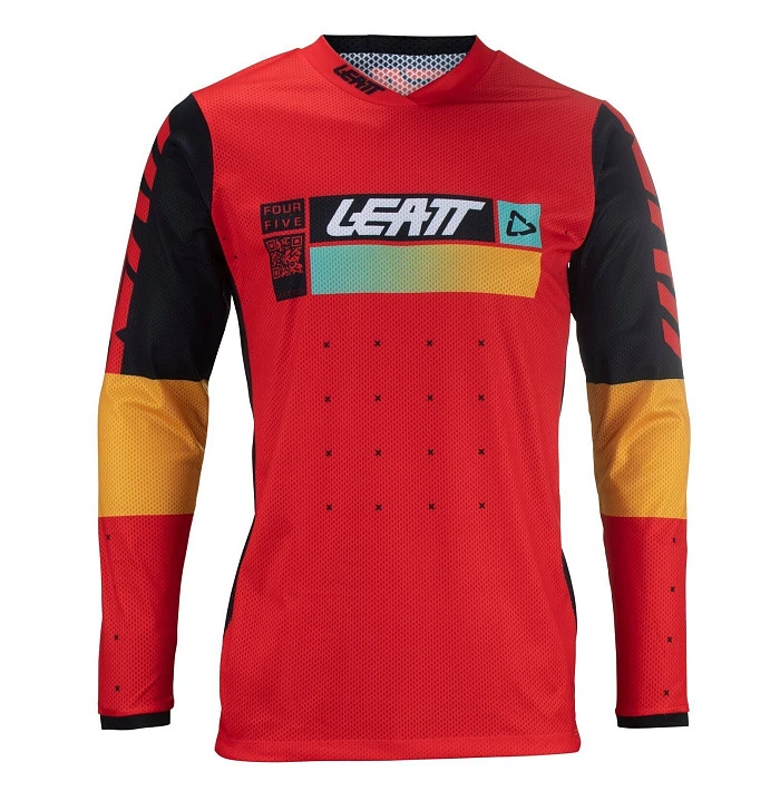 Leatt Moto 4.5 Lite 2024 Red джерси, красный