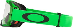 Oakley Airbrake Moto мотоочки зелено-черный, прозрачная линза (OO7046-A8)