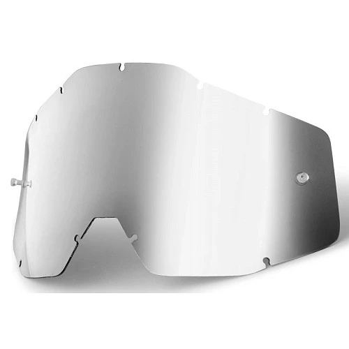 100% Accuri/Strata JR Anti-Fog Silver Mirror линза подростковая, серебристый зеркальный