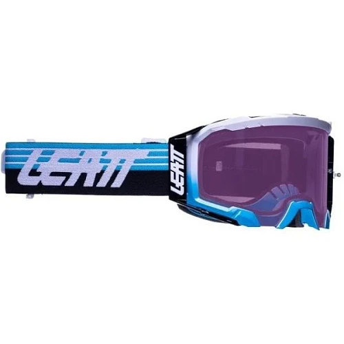 Leatt Velocity 5.5 Iriz Aqua / Purple 78% мотоочки, двойная линза