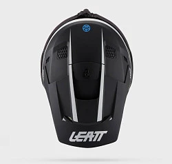 Leatt Kit Moto 3.5 Jr V27 Black шлем подростковый + Vizion 2.5s мотоочки, черный