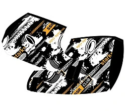 Starks Warm Cross муфты на руль, граффити