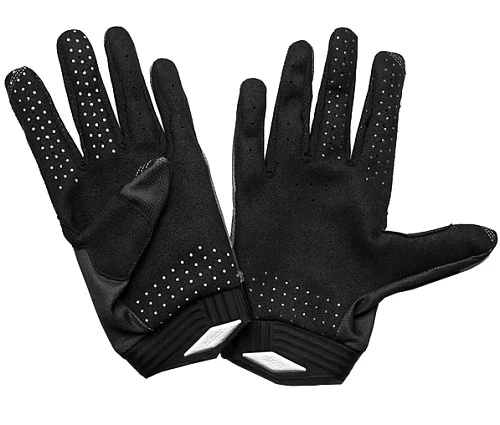 100% ITrack Youth Black мотоперчатки подростковые, черный