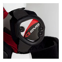 EVS Web Hazard наколенник правый, черно-бело-красный
