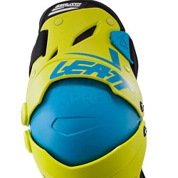 Leatt Dual Axis шарнирные наколенники, салатово-синий