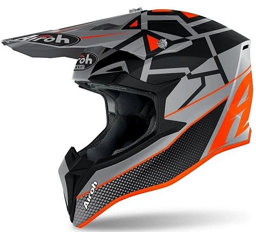 Airoh Wraap Mood Orange Matt шлем кроссовый детский