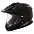 Fly Racing Trekker Solid шлем мотард, черный матовый