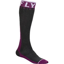 Fly Racing MX Pro Thick мотоноски, серо-бордовый