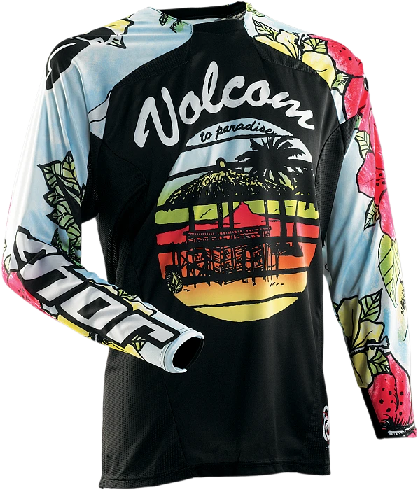 Thor Core Volcom Aloha джерси, сине-черно-зеленый