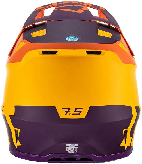Leatt Kit Moto 7.5 V23 Indigo шлем кроссовый + Velocity 4.5 мотоочки