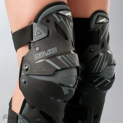 Leatt Dual Axis 2016 шарнирные наколенники, черный