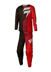 Shift White Tarmac Youth 2018 джерси подростковая, красно-черный