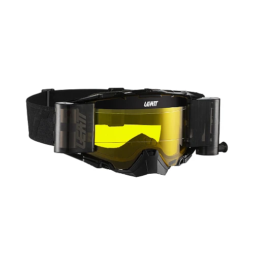 Leatt Velocity 6.5 Roll-Off Black Grey / Yellow мотоочки, двойная линза