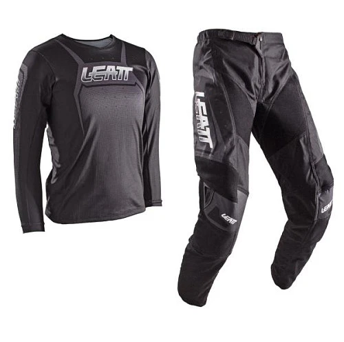 Leatt 3.5 Ride Kit Junior 2025 Black комплект подростковый, мотоштаны + джерси, черный