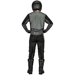 Fly Racing Kinetic Jet комплект, серо-черный