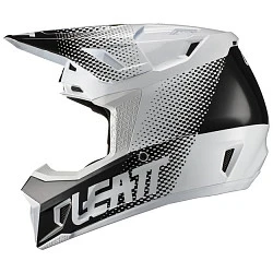 Leatt Kit Moto 7.5 V21 White шлем кроссовый + Velocity 4.5 мотоочки