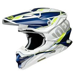 Shoei VFX-WR Allegiant TC-3 шлем кроссовый, желто-бело-синий
