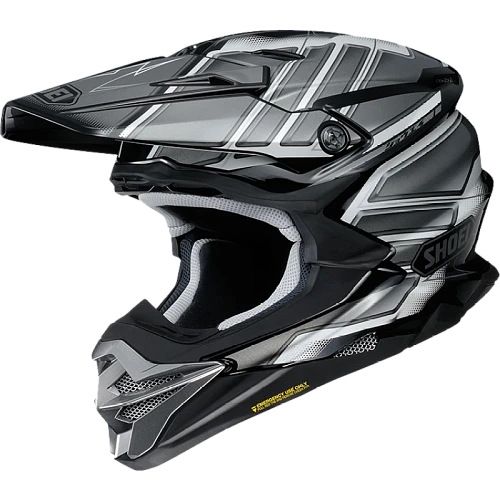 Shoei VFX-WR Glaive TC-5 шлем кроссовый, черно-белый