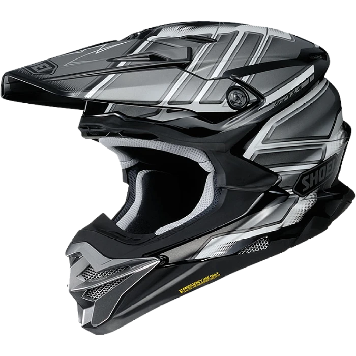 Shoei VFX-WR Glaive TC-5 шлем кроссовый, черно-белый