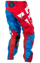 Fly Racing Kinetic Outlaw 2018 мотоштаны, красно-синий