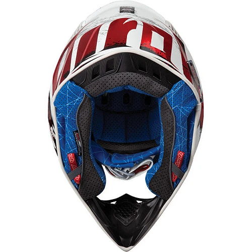 Airoh Aviator 2.3 шлем внедорожный, бело-сине-красный