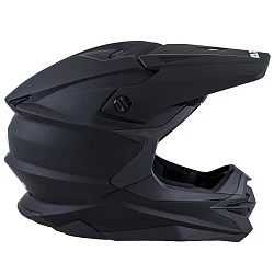 Ataki JK801A Solid шлем кроссовый, черный матовый