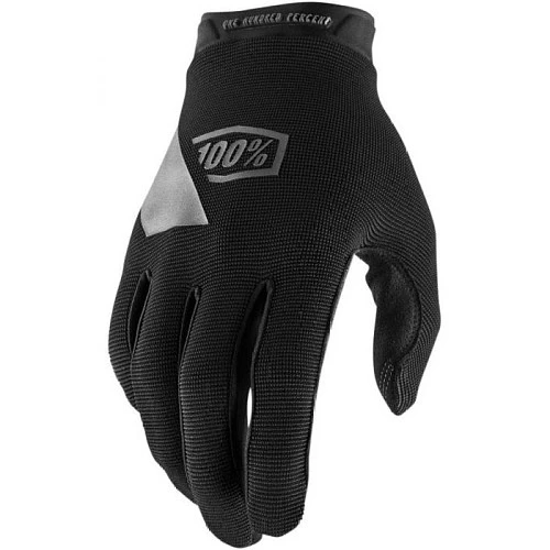 100% Ridecamp Youth Black мотоперчатки подростковые, черный