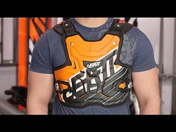 Leatt Chest Protector Lite Shox панцирь, оранжевый