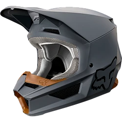 Fox Racing V1 Matte 2019 шлем кроссовый, серый