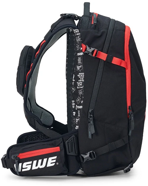 USWE Core 16L Off-Road Daypack Black/Red рюкзак, черно-красный