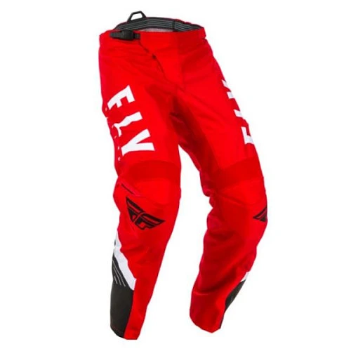 Fly Racing F-16 2020 мотоштаны, красно-бело-черный