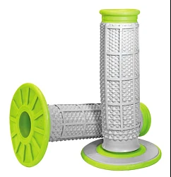 Renthal MX Dual Compound 1/2 Waffle грипсы на руль, зелёный