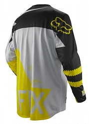 Fox Racing 360 Machina джерси, черно-серо-желтый