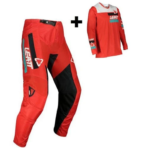 Leatt 3.5 Ride Red мотоштаны (+джерси в комплекте)
