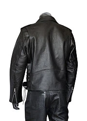 First M770SP Косуха мужская, мягкая кожа 1мм, черный