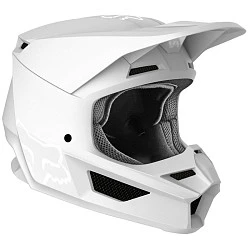 Fox Racing V1 Matte 2020 White шлем кроссовый