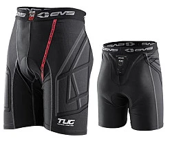 EVS Tug 02 Riding Short Padded мотошорты с защитой, черно-красный
