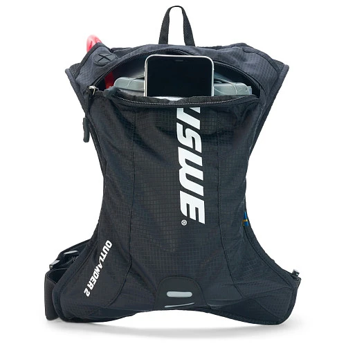 USWE Outlander 2L Hydration Pack (1.5L) Carbon Black рюкзак-гидропак, черный