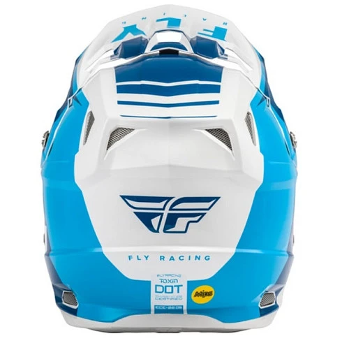 Fly Racing Toxin Transfer 2021 шлем кроссовый, сине-белый