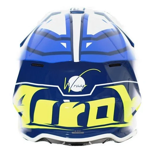 Airoh Wraap Mood Blue Gloss шлем кроссовый детский